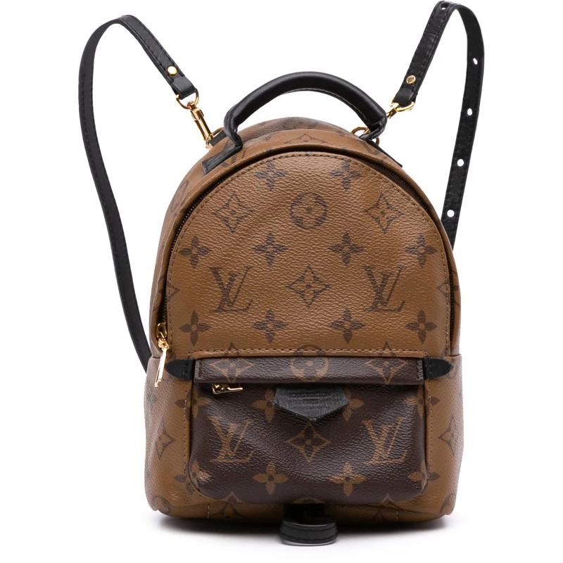 Louis Vuitton Rucksack Monogram Reverse Mini Palm Springs braun