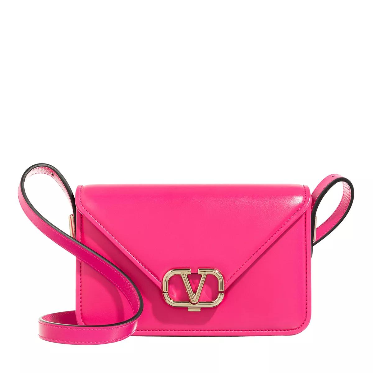 Valentino Garavani Crossbody Bags - Small Shoulder Bag in Cuvertform - Gr. unisize - in Rosa - für Damen