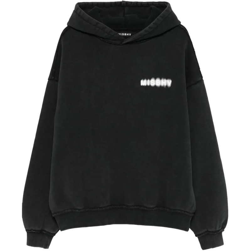 Misbhv Sweat-shirt Community Hoodie Washed Black schwarz