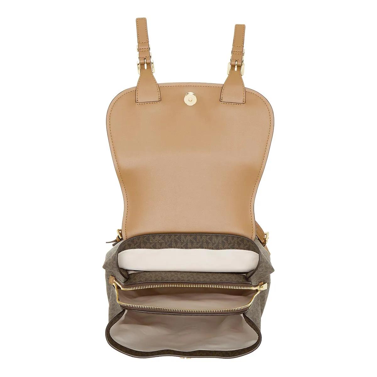 Thumbnail - Michael Kors Hobo Bags - Quinn Md Flap Backpack - Gr. unisize - in Braun - für Damen