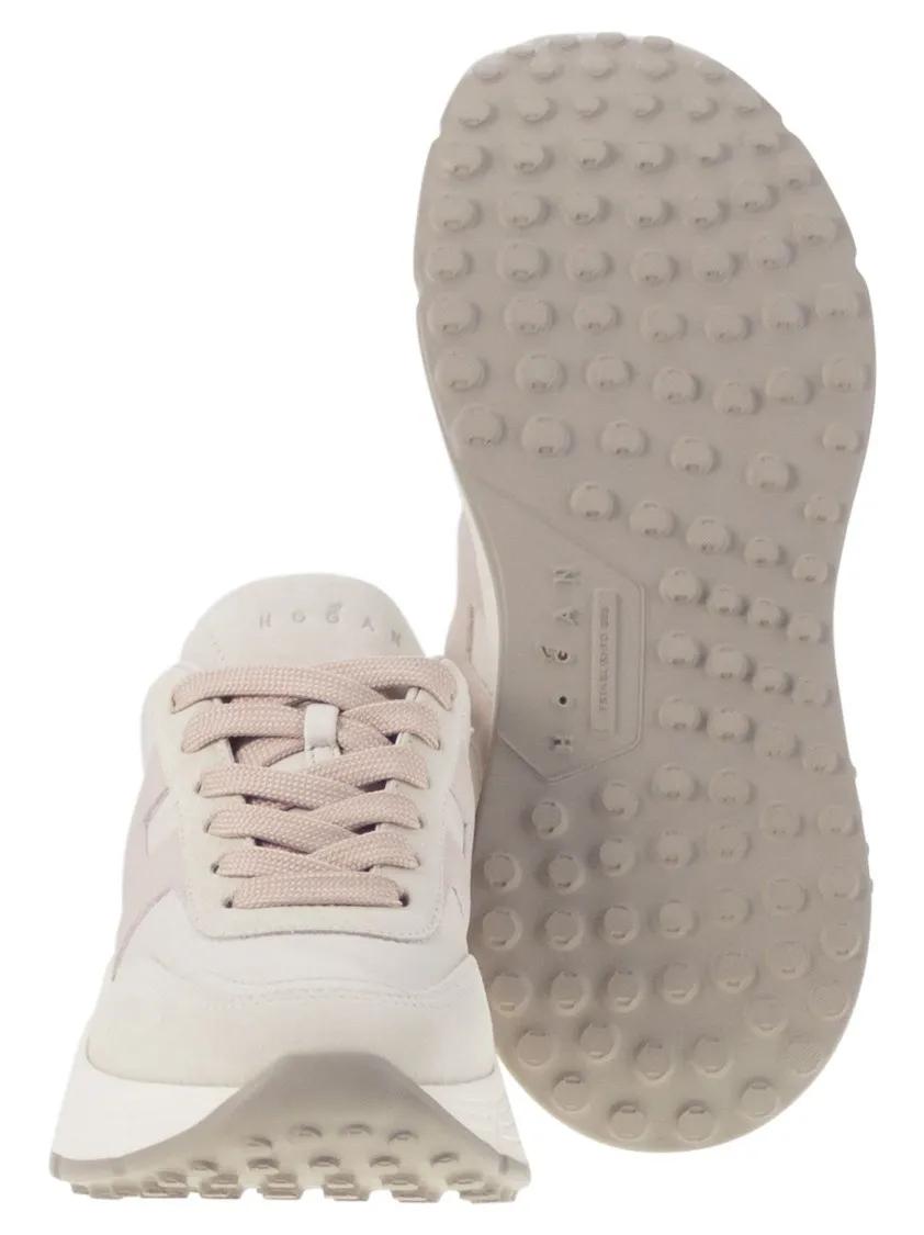Thumbnail - Hogan Low-Top Sneaker - Hi-Fi Trainers With Side H - Gr. 37,5 (EU) - in Beige - für Damen