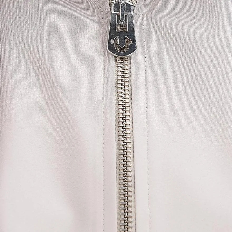 True Religion Übergangsjacke - Lange Ärmel- Oversize-Schnitt- Balloon-Ärmel- beige(Image 5)