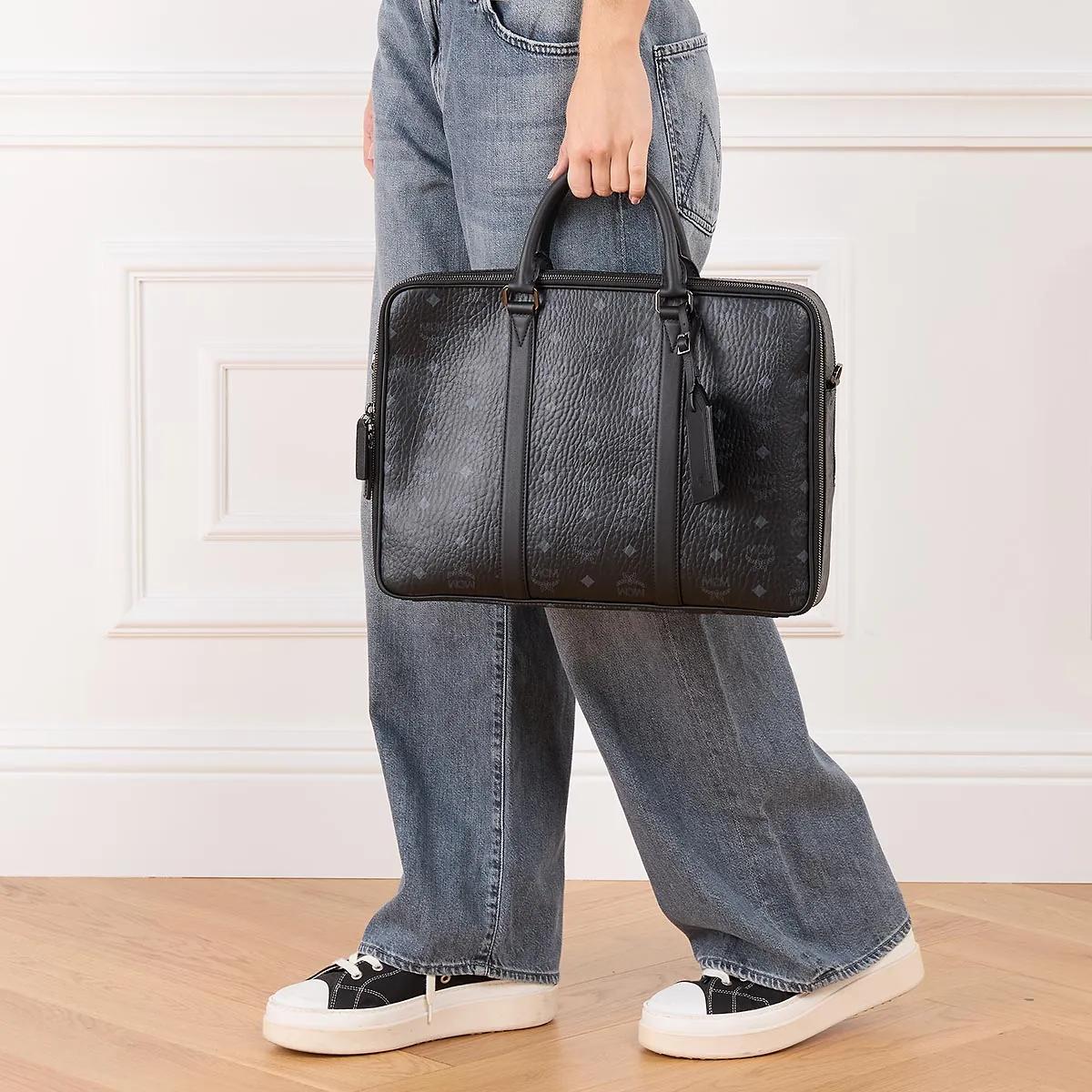 MCM Shoppers & Totes Klassik Tote Large in zwart