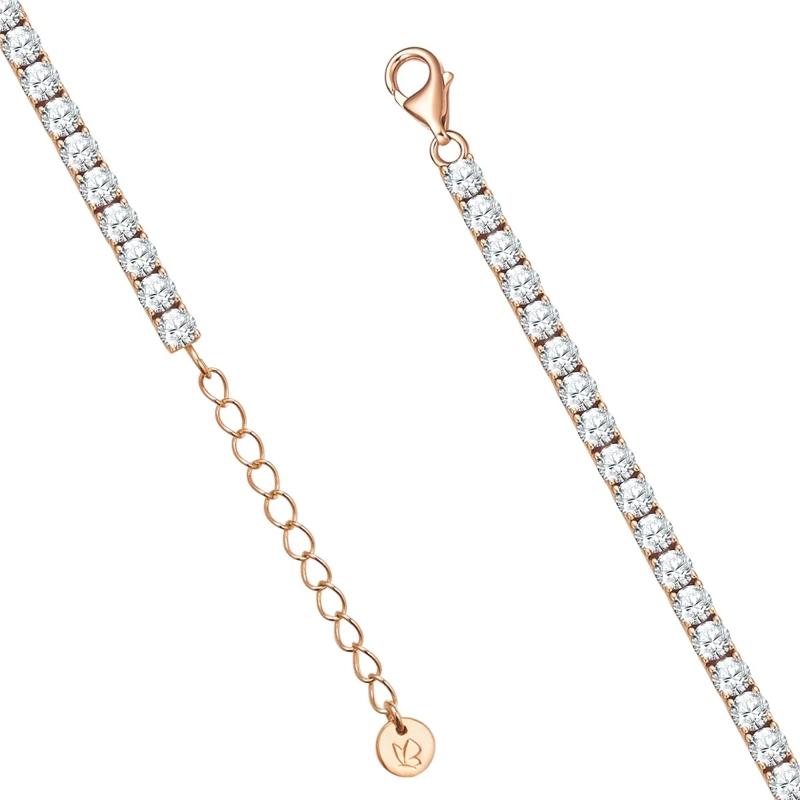 Glanzstücke München Armband Sterling Silber Armband Zirkonia rosegold(Image 3)