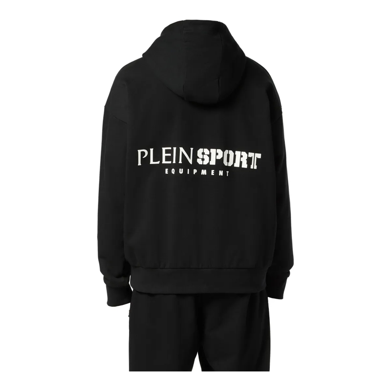 Plein Sport Top Hoodie Scratch schwarz(Image 2)