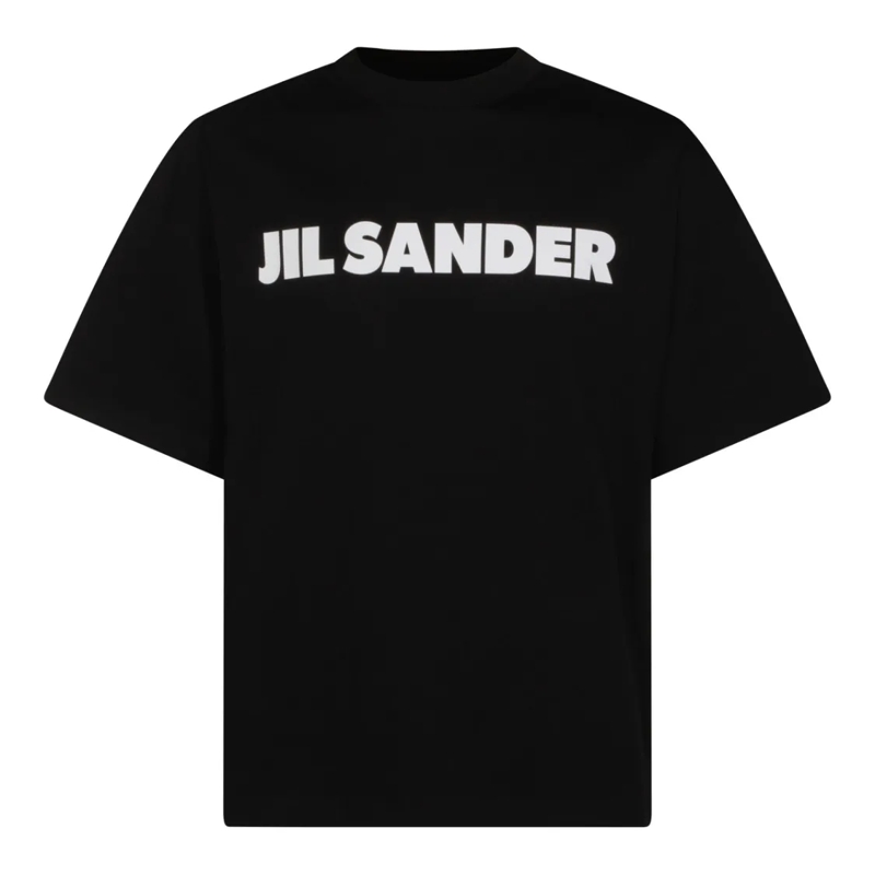 Jil Sander T-shirt Black Cotton T-Shirt Black