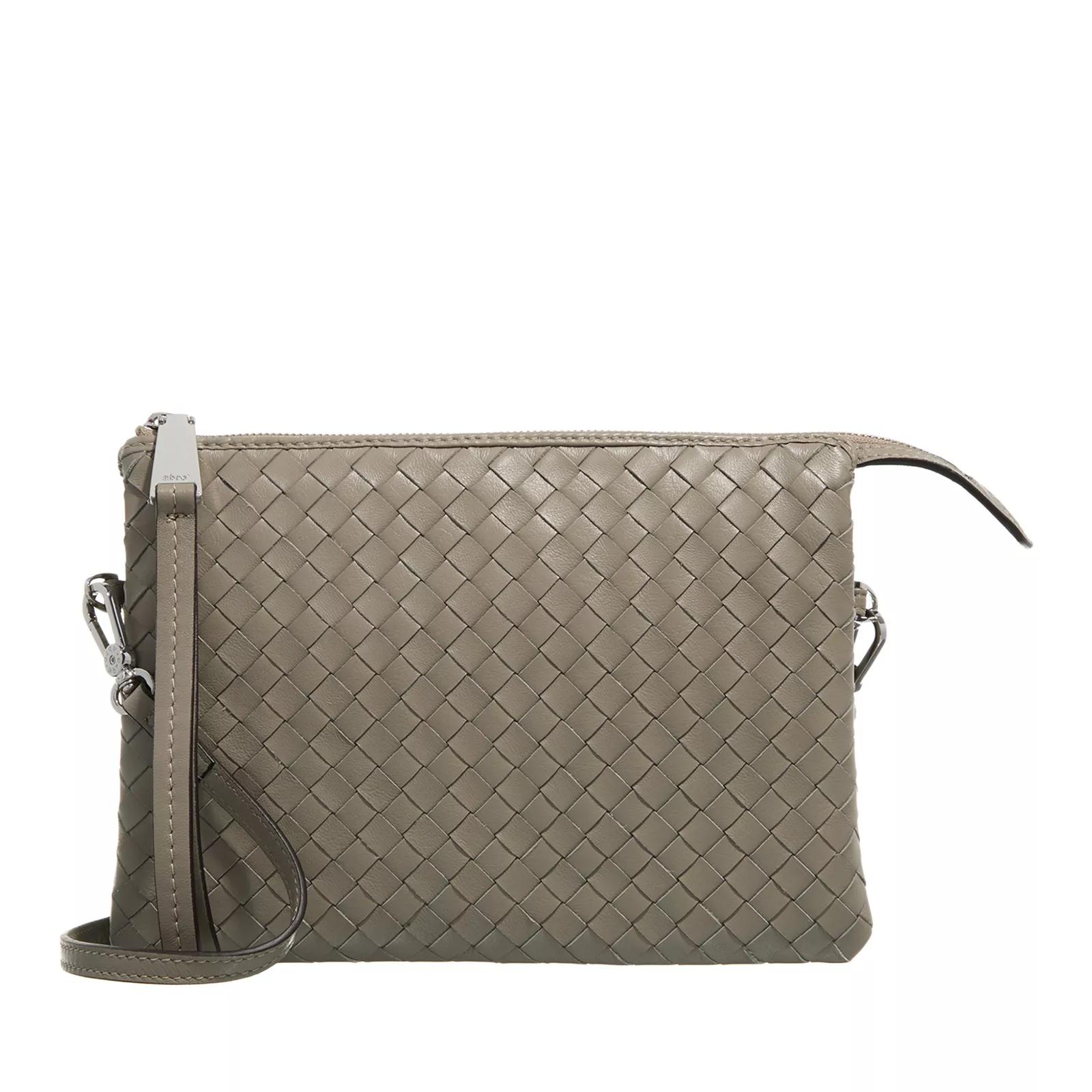 Abro Crossbody Bags - Umhängetasche Threefold - Gr. unisize - in Taupe - für Damen