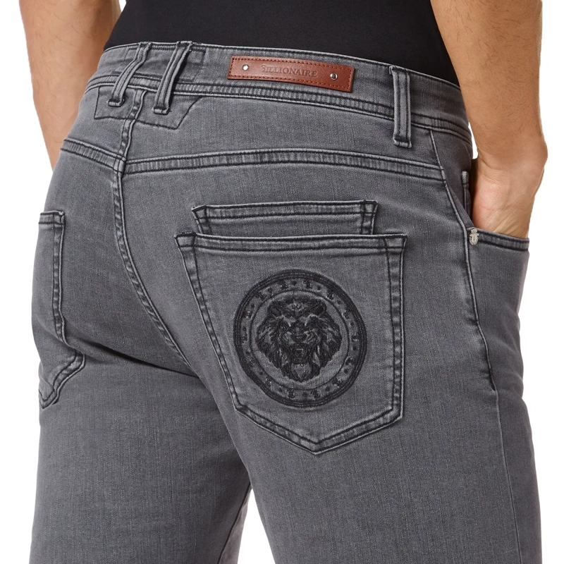 BILLIONAIRE Jeans mit geradem Bein Jeans Regular Fit grau(Image 4)