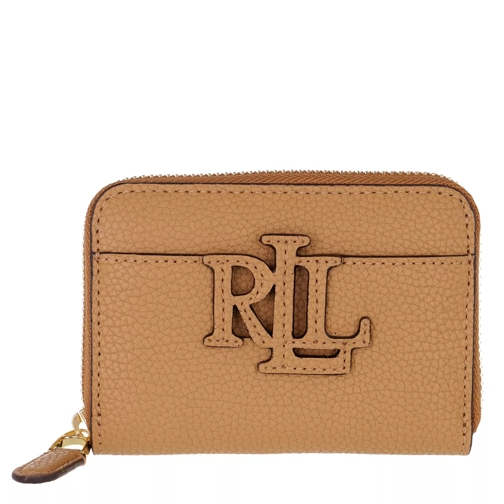 Lauren Ralph Lauren Logo Zip Wallet Small Buff Portemonnaie mit Zip-Around-Reißverschluss