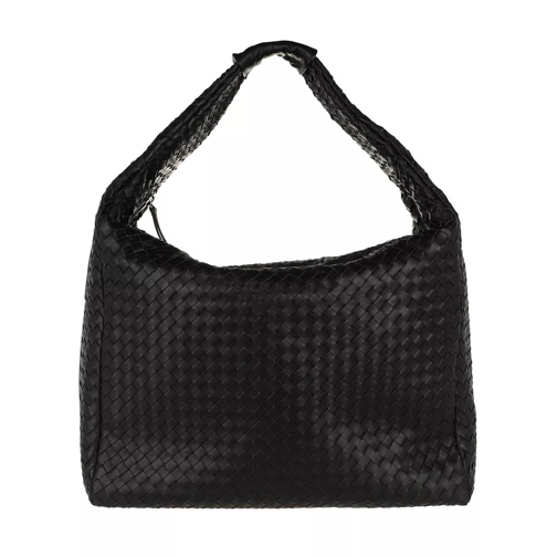 Abro Bucket CLAUDIA big  Black/Nickel Hobo Bag