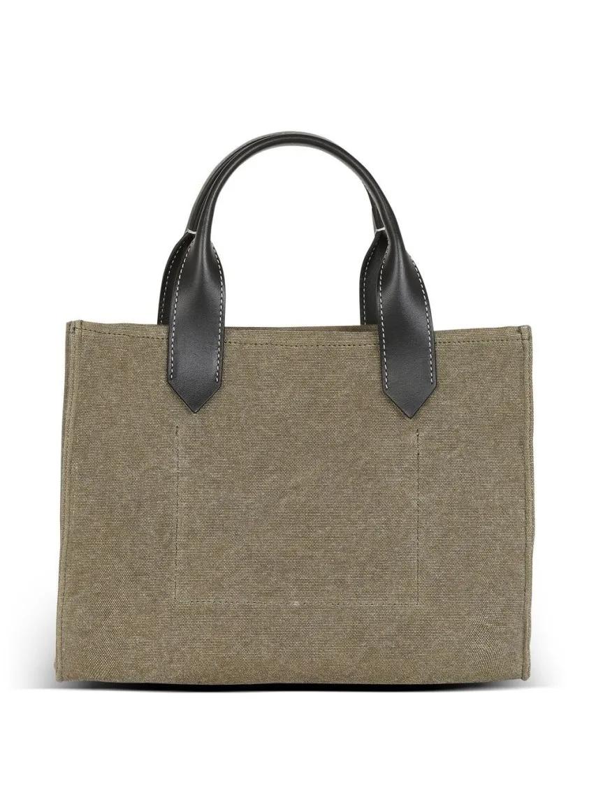 Balmain Totes & shoppers Small B-Army Logo Tote Bag in grijs