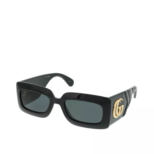 Gucci GG0811S-001 53 Sunglass WOMAN INJECTION Black Sonnenbrille