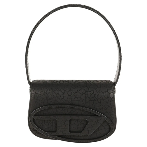 Diesel Schultertasche 1Dr Structured Bag In Soft Nappa And Sauvag Leathe Black