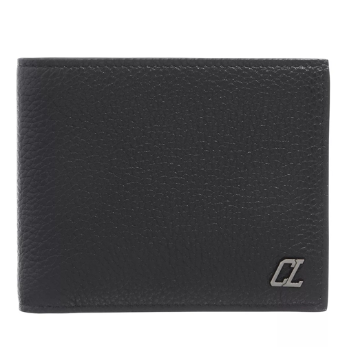 Christian Louboutin Coolcard Wallet Calf Leather Black Bi-Fold Wallet
