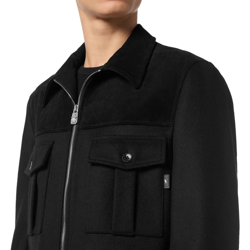 BILLIONAIRE Lederjacke Jacke schwarz(Image 4)
