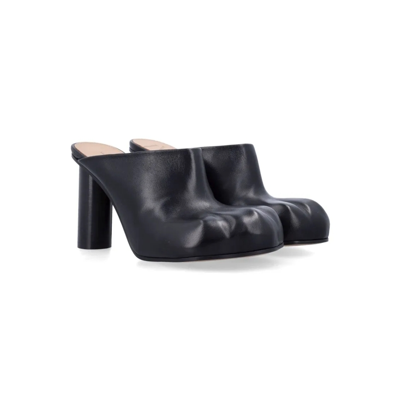 J.W.Anderson Mules Paw Heel Leather Mule Black