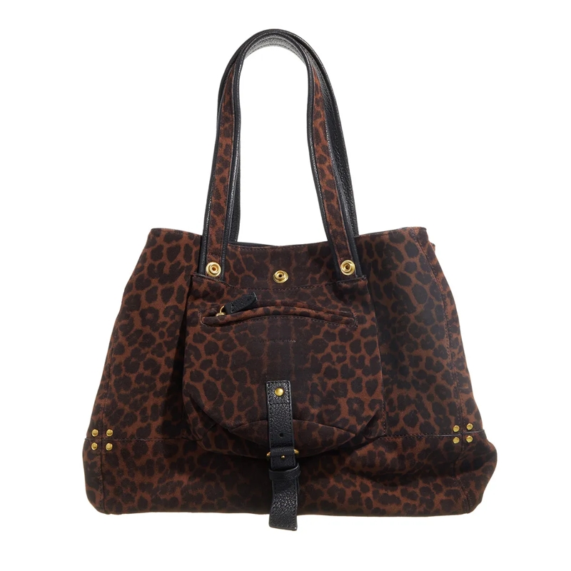 Jerome Dreyfuss Shopper Billy M Imprime Léopard Naturel