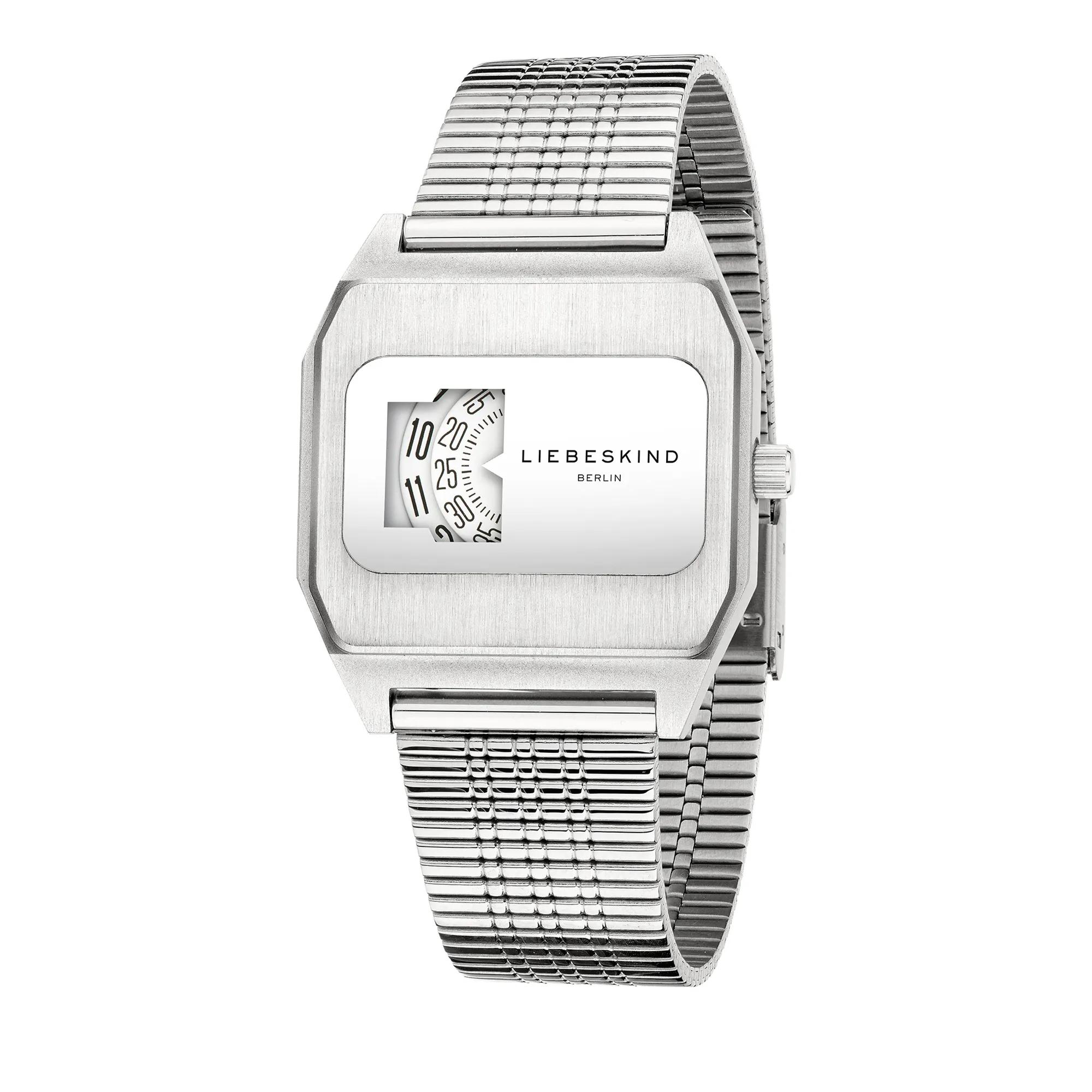 Thumbnail - Liebeskind Berlin Uhren - Edelstahl Jump Hour - Gr. unisize - in Silber - für Damen