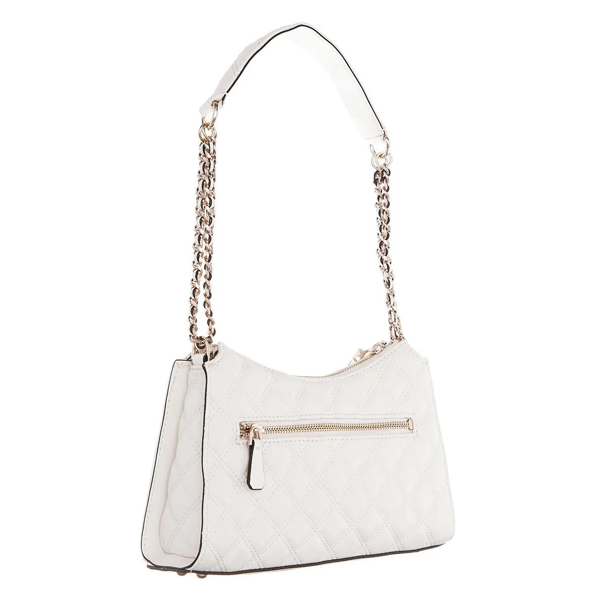 Guess Pochettes Giully Top Zip Shoulder Bag in crème