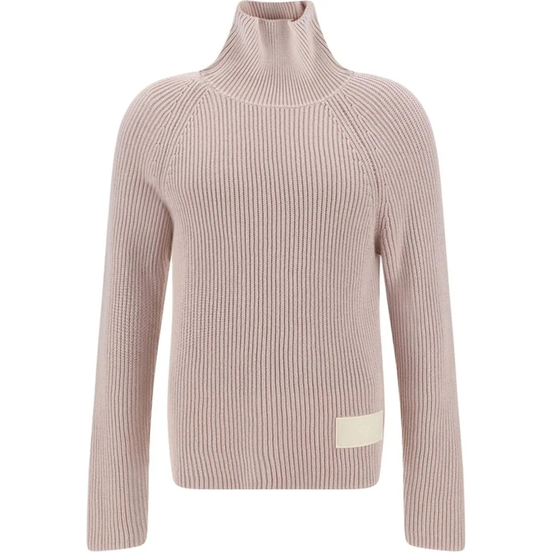 AMI Paris  Ami Paris Turtleneck Sweater rose