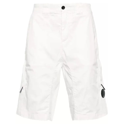 CP Company Lens-Detail White Bermuda Shorts White 