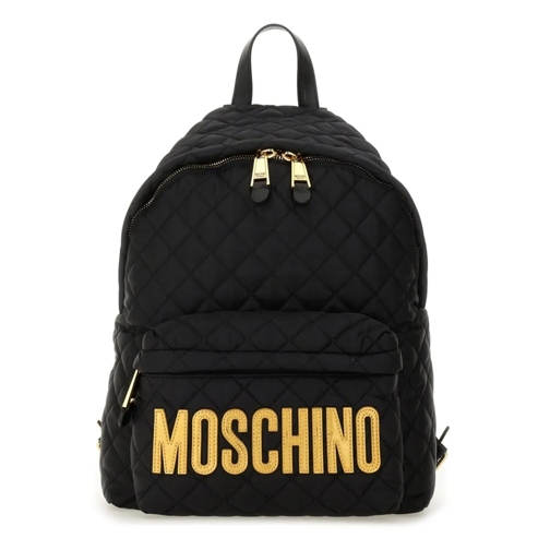 Moschino Rucksack "Quilted Logo" Backpack Black