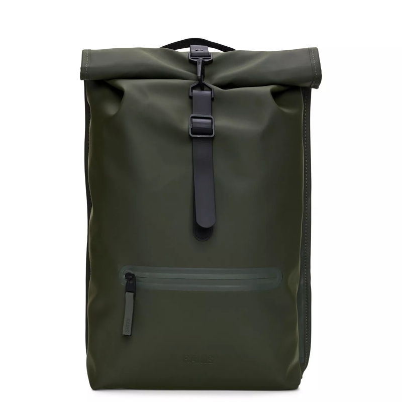 Rains Rugzak Rains Rolltop Grüne Rucksack R13320-03 Grün