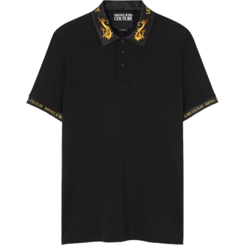 Versace Jeans Couture Polo shirt Versace Jeans Couture Polo Watercolor Collar Black schwarz