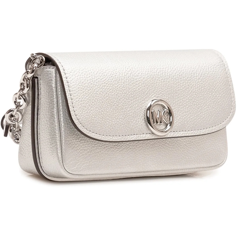 MICHAEL Michael Kors Sac à bandoulière Borsa a Spalla con Patta e Catena weiß(Image 3)
