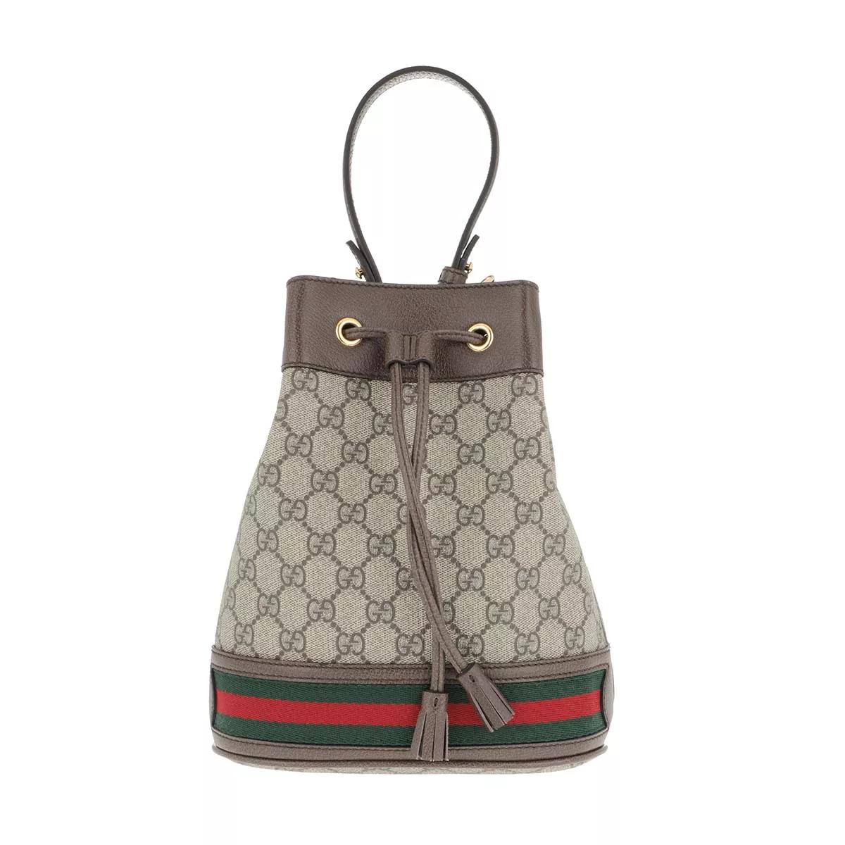 Gucci Beuteltasche - Ophidia Bucket Bag Small - Gr. unisize - in Beige - für Damen