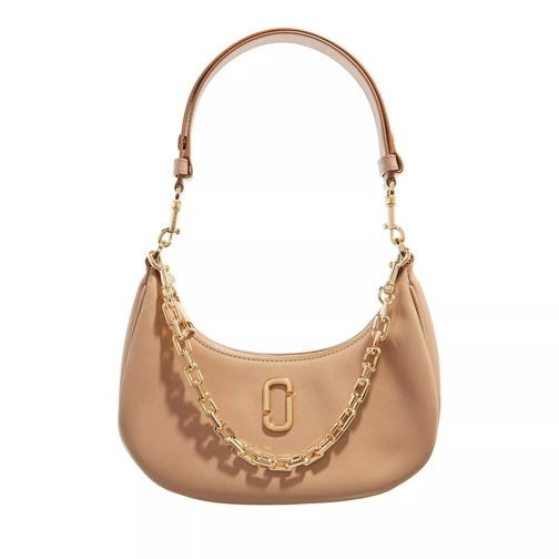 Marc Jacobs The Small Curve Leather Bag Brown Axelremsväska