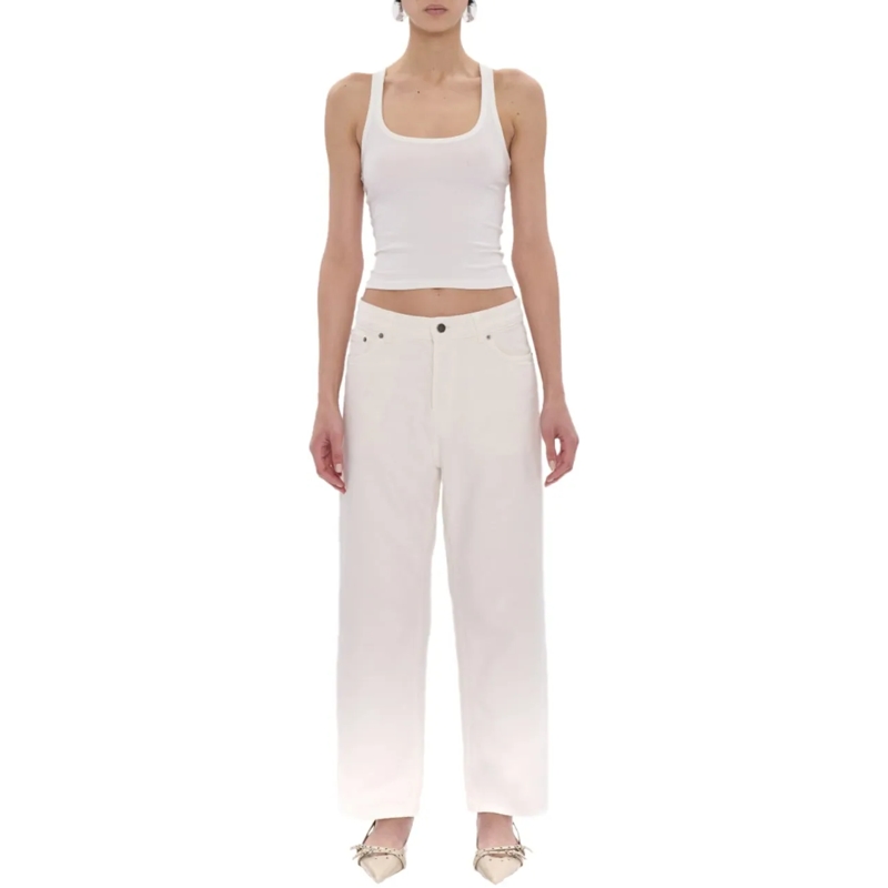 Haikure Jeans mit geradem Bein Jeans Beige beige