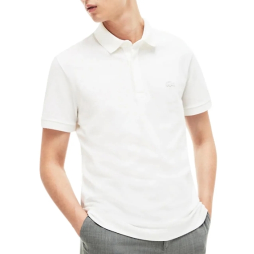 Lacoste Polo Short Sleeve Polo Wit met Wit Logo weiß (Image 3)