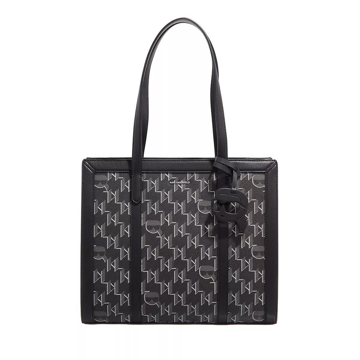 Karl Lagerfeld Tote - Ikonik Mono Tote - Gr. unisize - in Schwarz - für Damen