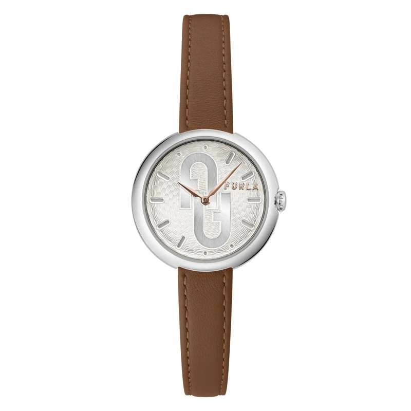Furla Quarzuhr Quarz Analog Uhr Furla Cosy braun