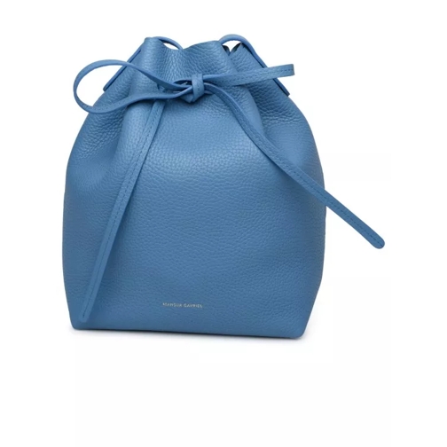 Mansur Gavriel Soft Basket Blue Bucket bag