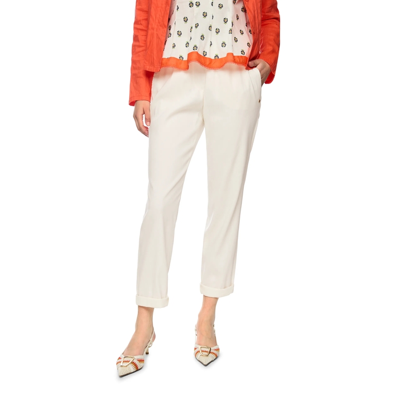 Marc Cain Pantalon en tissu Hose RHODOS bright ecru(Image 6)