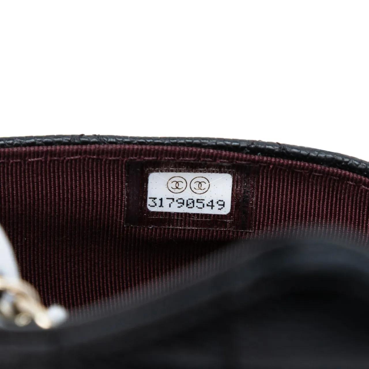 Thumbnail - Chanel Hobo Bags - Caviar Sunglasses Case on Chain - Gr. unisize - in Schwarz - für Damen