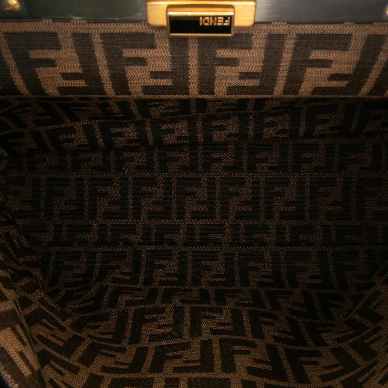 Thumbnail - Fendi Hobo Bags - Large Goatskin Peekaboo Iconic Satchel - Gr. unisize - in Schwarz - für Damen