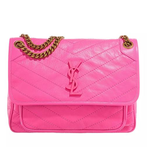 Saint Laurent Women´s Pink Niki Shoulder Bag Pink Crossbody Bag