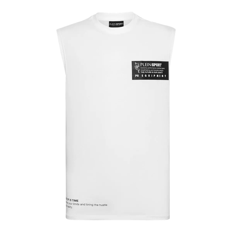 Plein Sport Top Tanktop weiss