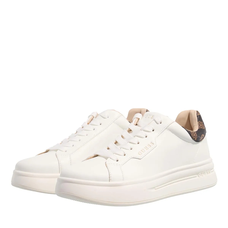 Guess Low-Top-Sneaker Winnie White Brown Ocra(Image 3)