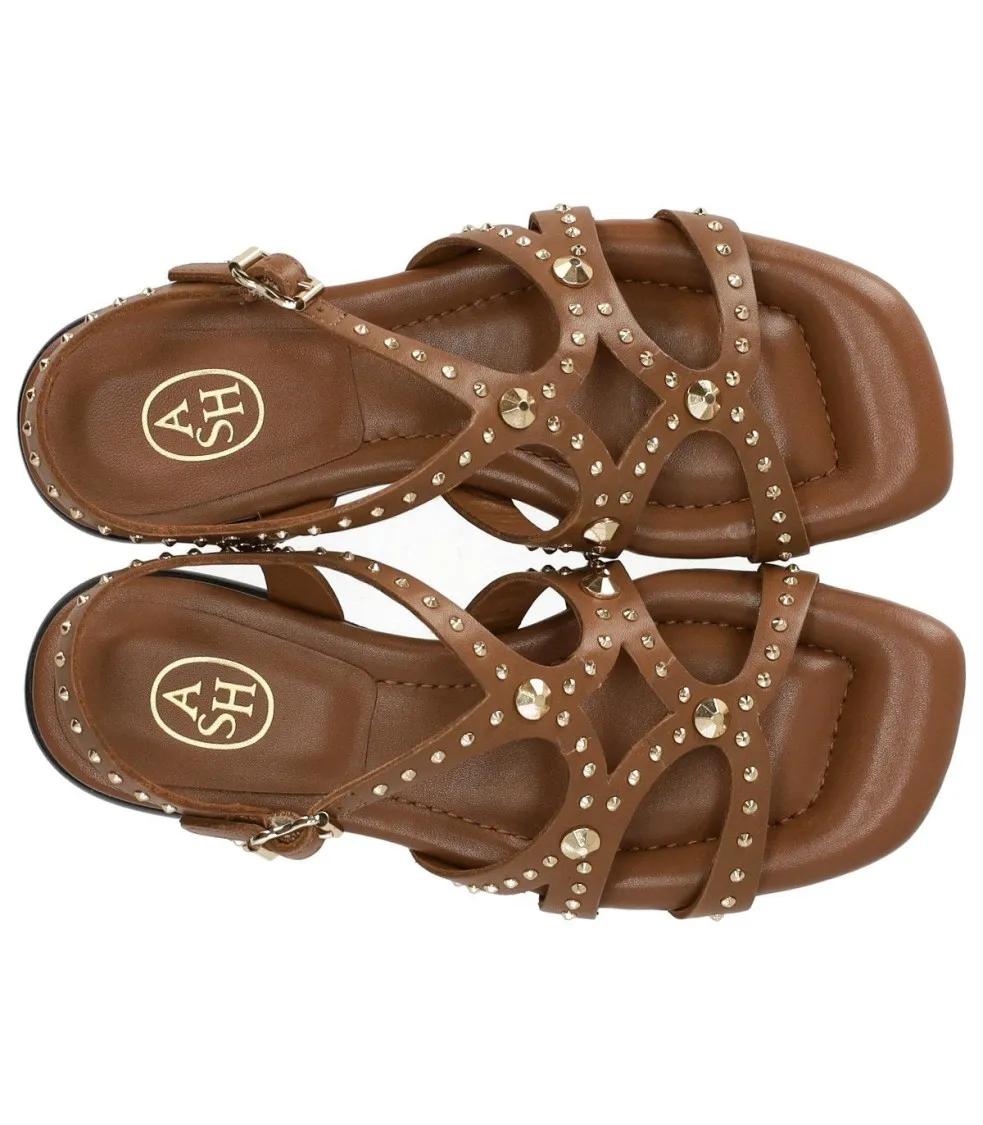 Thumbnail - Ash Sandalen - Ruby Cinnamon Flat Sandal - Gr. 37 (EU) - in Braun - für Damen