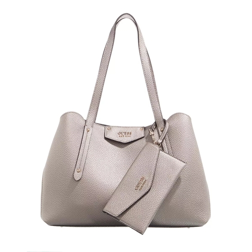 Guess Eco Brenton Bucket Pewter Tote