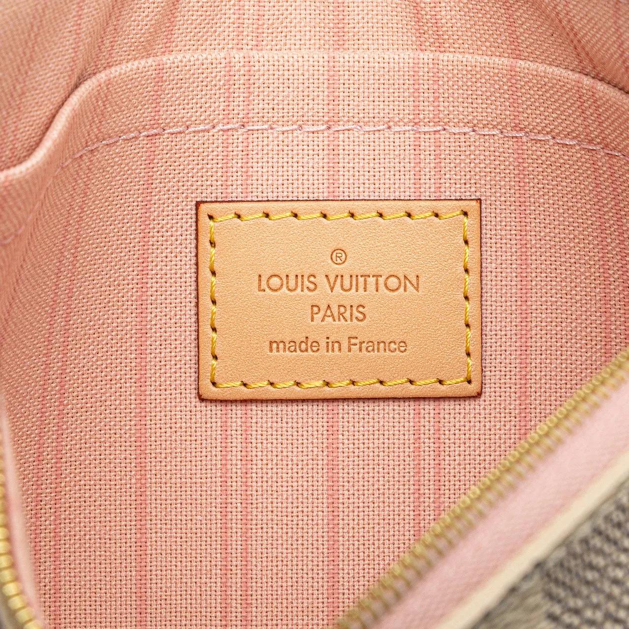Thumbnail - Louis Vuitton Kosmetiktaschen - Damier Azur Neverfull Pouch MM - Gr. unisize - in Weiß - für Damen