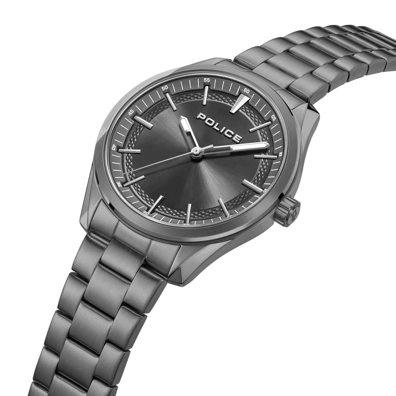 Police Automatikuhr Quarzuhr Grille dunkel-grau(Image 2)
