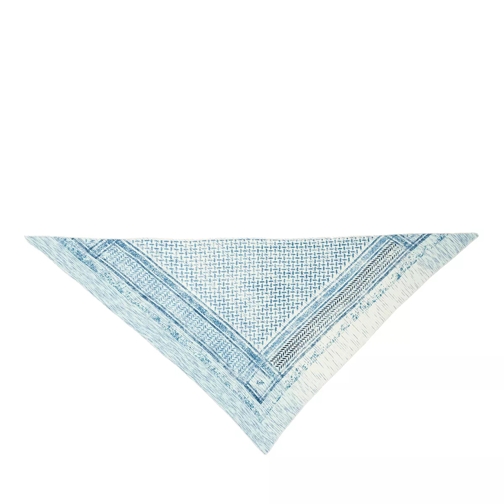 Lala Berlin Triangle Trinity Degradeé M Blue Degradee Sciarpa in cashmere