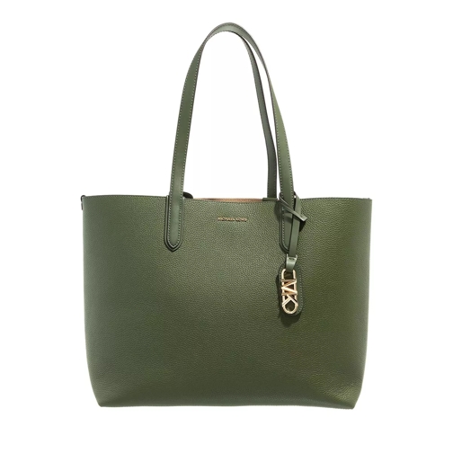 MICHAEL Michael Kors Eliza Xl Reversible Tote Amazon Green Shopping Bag