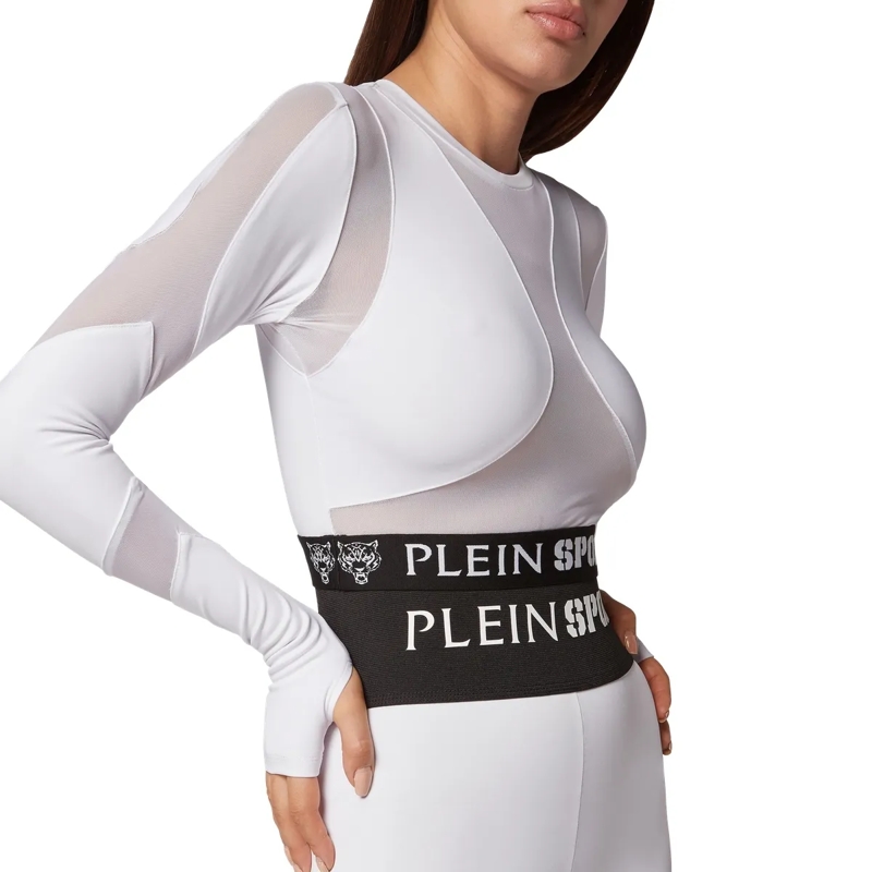 Plein Sport Top Sport Top Multicut weiss(Image 4)