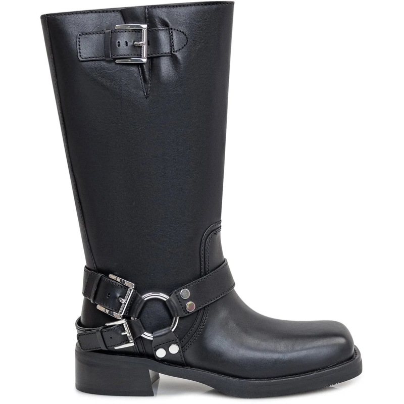 MICHAEL Michael Kors Stiefel Stivale Crosby Moto schwarz
